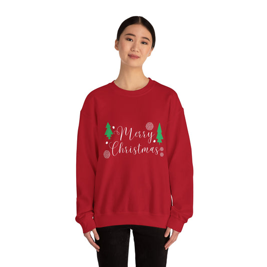 TTI Merry Christmas Crewneck Sweatshirt - Red