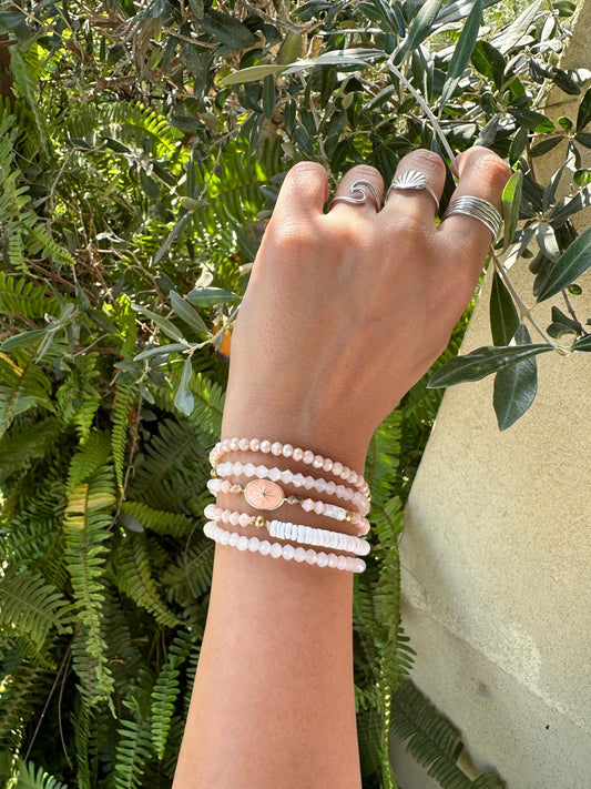 Limited Edition Crystal stones and Sea shell 2-in-1 wrap